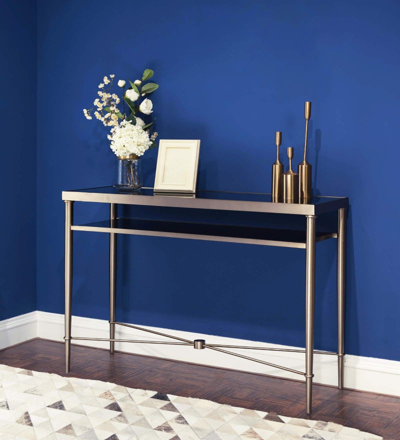 Micpolo Peel and Stick Wallpaper Dark Blue Wallpaper Blue Contact Paper Removable Wallpaper Self Adhesive Vinyl Film Decorative for Bedroom Wallcovering Furniture Countertop Cabinet 15.7""x197"" - Image 5